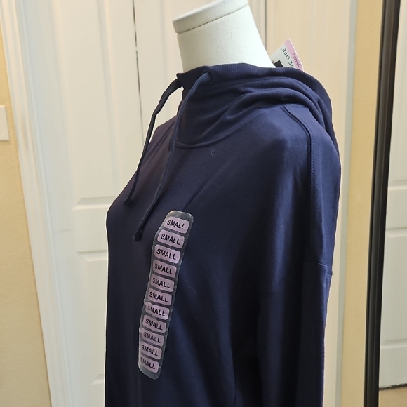 Active Life Women's Soft Modal Pullover Tunic Hoodie W/ Side Slits & Thumbholes - Picture 5 of 11